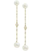 Effy Cultured Freshwater Pearl (5 & 6mm) & Diamond Accent Drop Earrings In 14k Gold