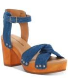 Lucky Brand Whitneigh Wooden Platform Sandals Women's Shoes
