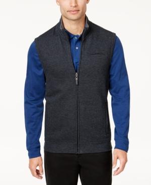 Tasso Elba Men's Herringbone Full-zip Vest, Created For Macy's