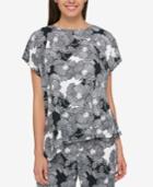 Tommy Hilfiger Printed Asymmetrical Top, Only At Macy's