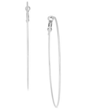 I.n.c. Gold-tone Skinny Hoop Earrings, Created For Macy's