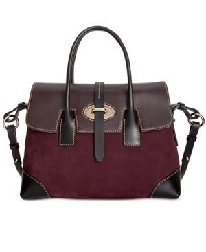 Dooney & Bourke Verona Suede Elisa Satchel