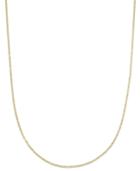 18 Flat Rolo Chain Necklace In 14k Gold