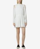 Avec Les Filles Mock-neck Drop-waist Dress