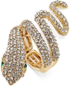 Thalia Sodi Gold-tone Pave Drama Ring, Only At Macy's