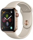 Apple Watch Series 4 Gps + Cellular, 44mm Gold Stainless Steel Case With Stone Sport Band