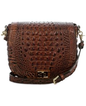 Brahmin Melbourne Sonny Embossed Leather Crossbody