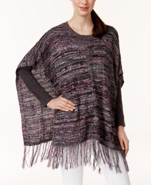 G.h. Bass & Co. Fringe-trim Space-dyed Poncho