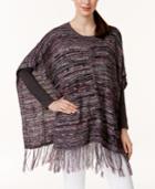G.h. Bass & Co. Fringe-trim Space-dyed Poncho