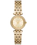 Michael Kors Women's Petite Darci Gold-tone Stainless Steel Bracelet Watch 26mm Mk3295