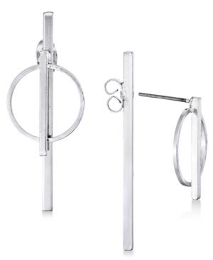 Inc International Concepts Gold-tone Geometric Front-back Earrings, Created For Macy's