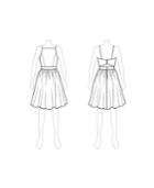 Customize: Switch To Knee Length Skirt - Fame And Partners Knee-length Metallic Dress