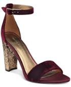 Marc Fisher Factor Block-heel Dress Sandals Women's Shoes