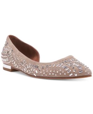 Donald J Pliner Perries Embellished D'orsay Flats Women's Shoes