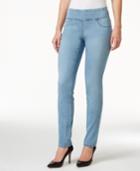 Style & Co. Curvy-fit Pull-on Beachwood Wash Skinny Jeans, Only At Macy's