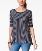 Tommy Hilfiger Luca Striped Short-sleeve Top