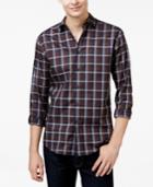 Vince Camuto Men's Coffee Navy Long-sleeve Shirt