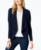 Charter Club Cashmere Asymmetrical Cardigan, Only At Macy's