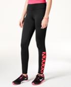 Material Girl Active Juniors' Crisscross Leggings, Created For Macy's