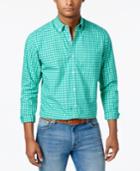 Club Room Men's Cotton Gingham Shirt, Only At Macy's