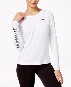 Hurley Juniors' Dri-fit Active Logo Graphic Shirt