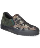 John Galliano Camo Athletic Slip-on Sneakers Men's Shoes