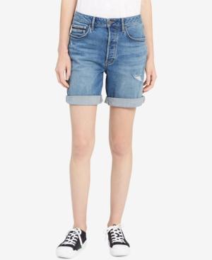 Calvin Klein Jeans Distressed Denim City Shorts