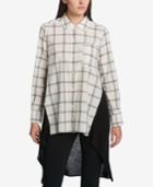 Dkny Cotton Printed-front Tunic