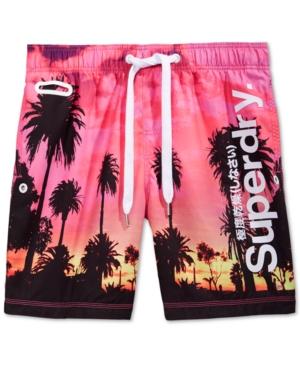 Superdry Men's Neo Graphic-print Swim Shorts