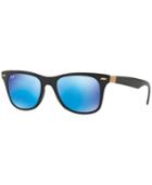 Ray-ban Wayfarer Lit Sunglasses, Rb4195 52