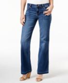 Calvin Klein Jeans Flare-leg Bardot Blue Wash Jeans