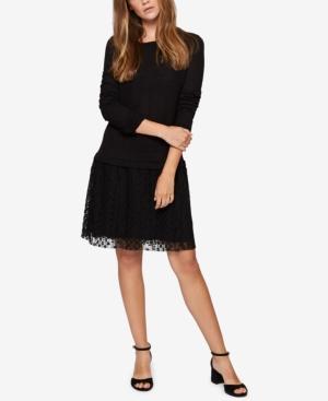 Sanctuary Sophie Lace-hem Sweater Dress