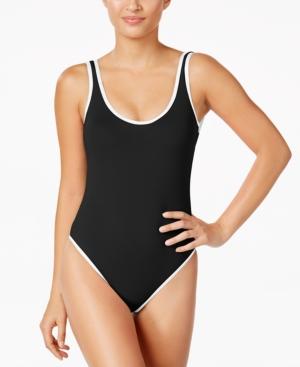 Kenneth Cole Reaction On The Edge High-cut One-piece Swimsuit Women's Swimsuit