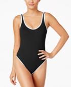 Kenneth Cole Reaction On The Edge High-cut One-piece Swimsuit Women's Swimsuit