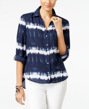 Inc International Concepts Tie-dyed Shirt, Only At Macy's