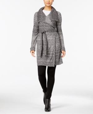 Style & Co. Space-dyed Wrap Cardigan, Only At Macy's