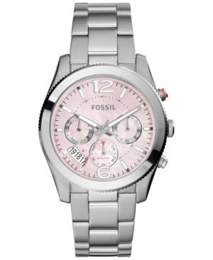 Fossil Women's Chronograph Perfect Boyfriend Stainless Steel Bracelet Watch 39mm Es4173