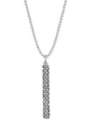 Inc International Concepts Silver-tone Pave Stick Pendant Necklace, Only At Macy's