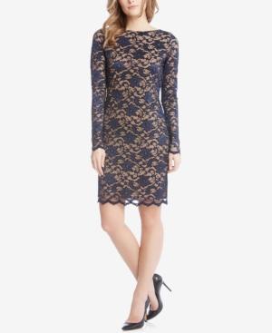 Karen Kane Lace Illusion Sheath Dress