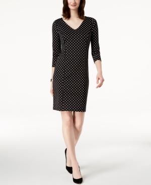 Charter Club Polka-dot-print Dress, Created For Macy's