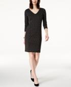 Charter Club Polka-dot-print Dress, Created For Macy's