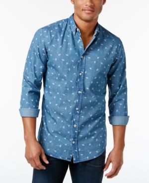 Hugo Boss Men's Edipoe Dandelion-print Shirt