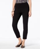 Thalia Sodi Lace-up Pull-on Pants, Created For Macy's