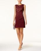 Connected Tiered Lace Sheath Dress