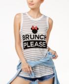 Disney Juniors' Minnie Brunch Please Graphic Tank Top