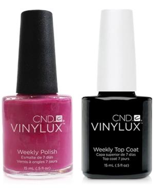 Creative Nail Design Vinylux Crushed Rose Nail Polish & Top Coat (two Items), 0.5-oz, From Purebeauty Salon & Spa