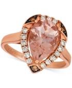 Le Vian Morganite (2-1/3 Ct. T.w.) & Diamond (1/3 Ct. T.w.) Ring In 14k Rose Gold