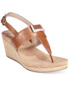 Style & Co. Maryana Wedge Thong Sandals, Only At Macy's Women's Shoes