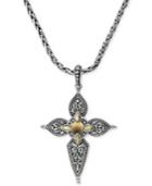 Balissima By Effy Cross Pendant Necklace In 18k Gold And Sterling Silver