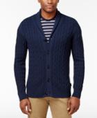 Barbour Men's Shawl-collar Cable-knit Cardigan